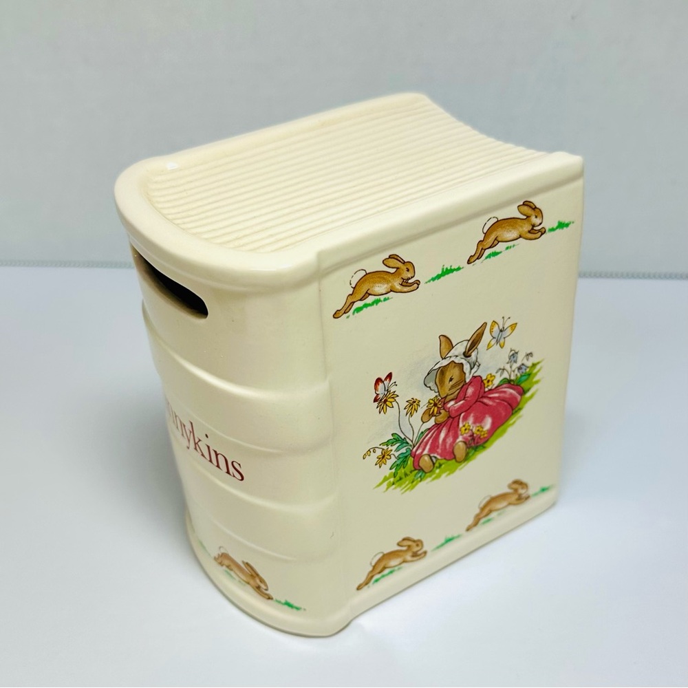 Bunnykins Royal Doulton Ceramic Bank 1936 mark Easter Spring Baby Gifts